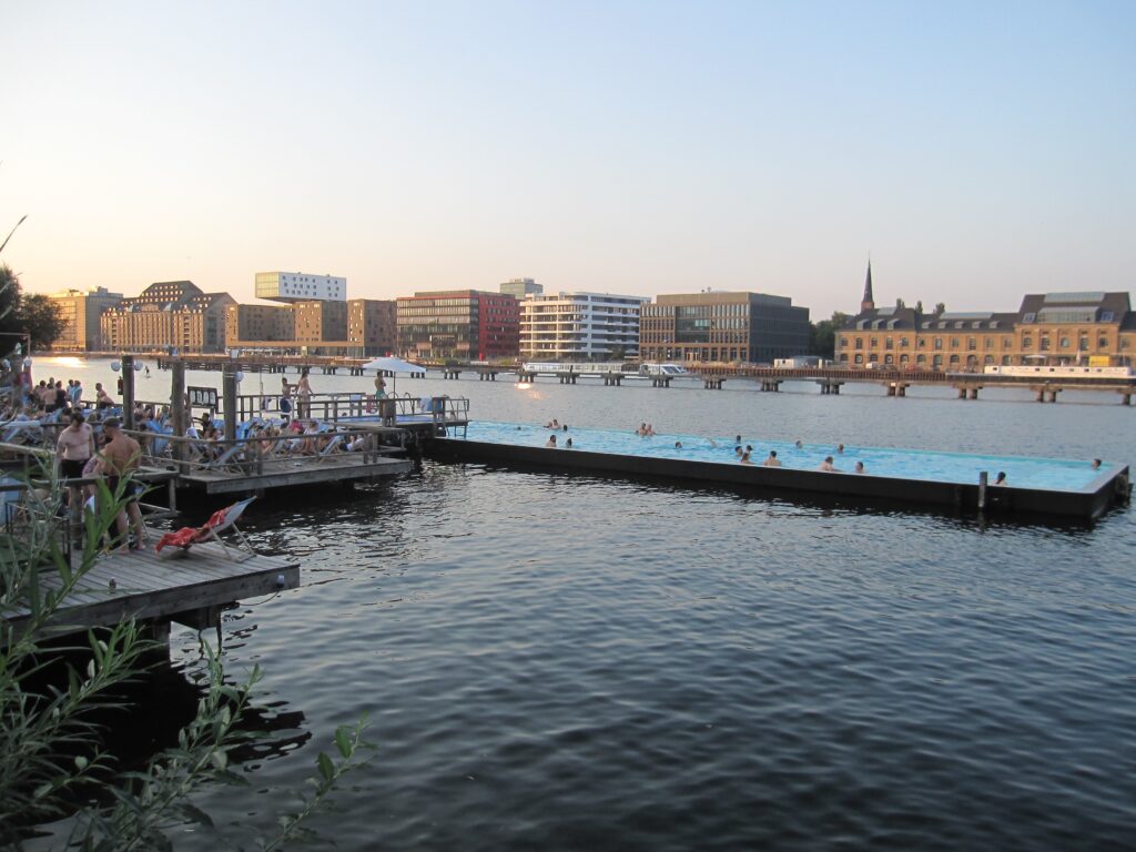 Berlin's Badeschiff.