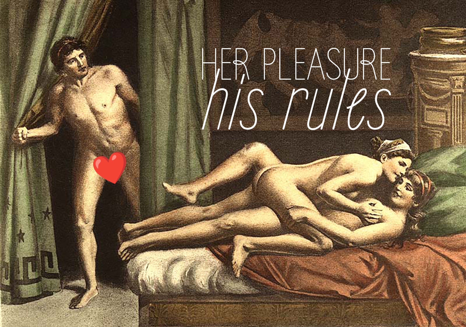 A CIRCLE CONFESSIONAL: HER PLEASURE, HIS RULES